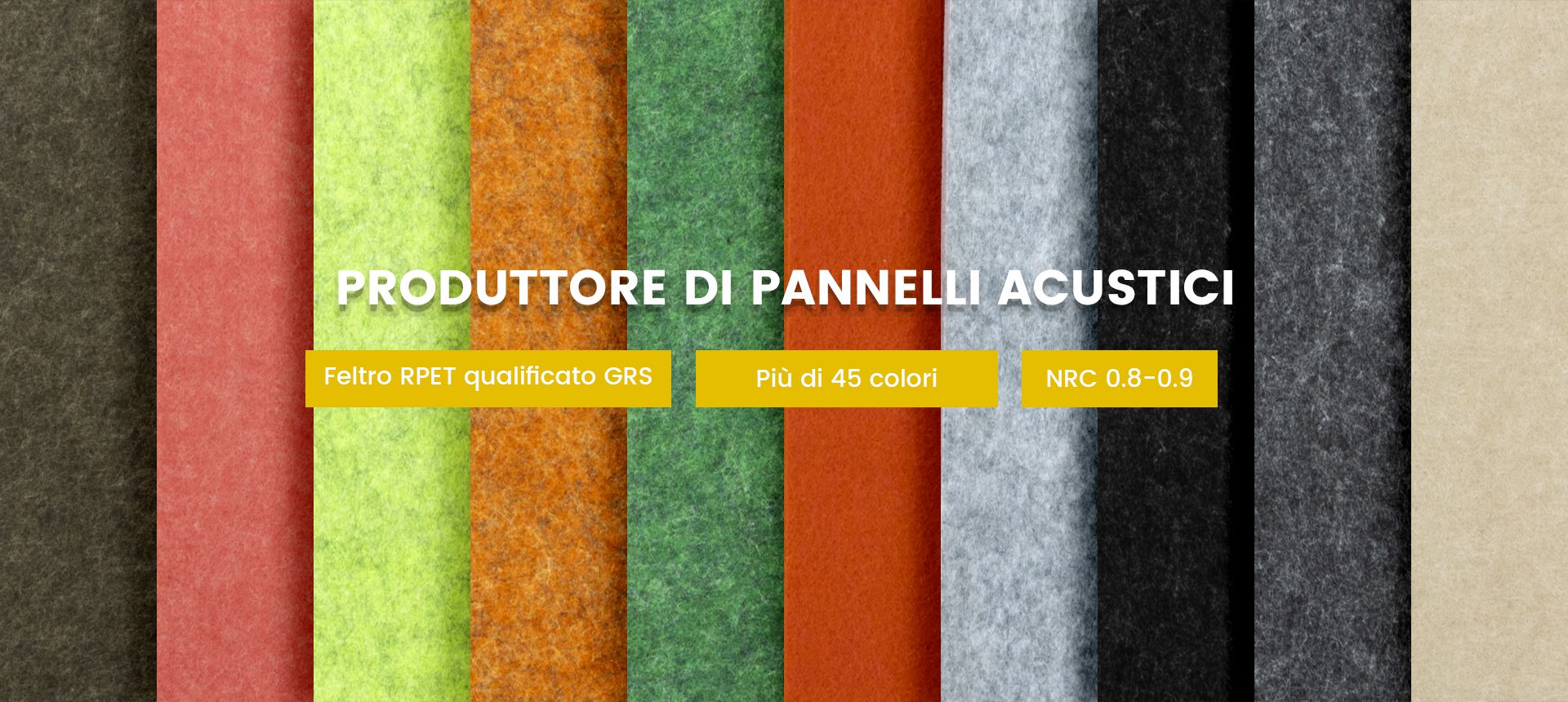 Produttore di pannelli acustici